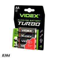 Батарейки Videx TURBO LR06 AA (8304)