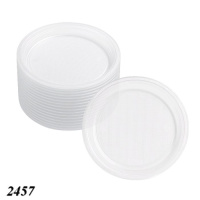 Тарілка одноразова прозора  210 мм (2457)