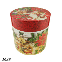 Новорічна коробка Тубус Ретро 2500 гр (1639)