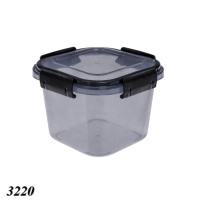 Контейнер харчовий квадратний чорний Limited Linе 0,65 л (3220)