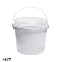 Відро харчове з кришкою 5 л Біле (7800)