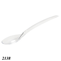 Ложка одноразова столова Андрекс Преміум 178 мм Прозора (2138)