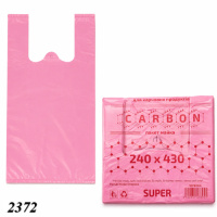 Пакети майка Carbon Super червоні 24х43 см (2372)