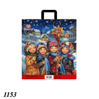 Пакет новорічний Різдво 40х42 см (1153)