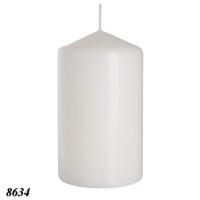 Свічка Стовб Вispol 7х10 см Біла (8634)