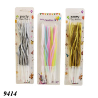 Свічка тортова Спіраль 12 шт. (9414)