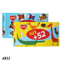 Серветка Ruta Kids 155 шт двошарова пенал  (4811)