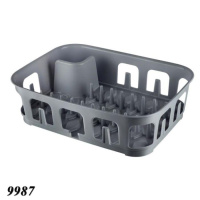 Сушка для посуду 385*285*105 мм Сірий (9987) Сушка для посуду 385*285*105 мм Сірий (9987)