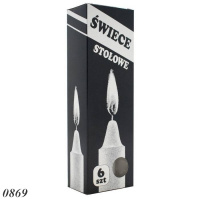 Свічка столова Swiece Stolowe 16 см (0869) Свічка столова Swiece Stolowe 16 см (0869)