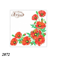 Серветка LaFleur Макове поле 16 шт двошарова (2872) Серветка LaFleur Макове поле 16 шт двошарова (2872)