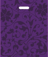 Пакет Serikoff Візерунок баклажан 40х47 см (4576)