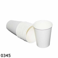 Стакан паперовий 340 мл Білий (0345) Стакан паперовий 340 мл Білий (0345)