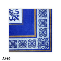 Серветка Luxy Верона синя 18 шт тришарова (1546)