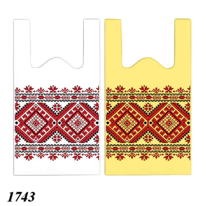 Пакети майка Вишиванка ромб 28х50 см  Пакети майка Вишиванка ромб 28х50 см