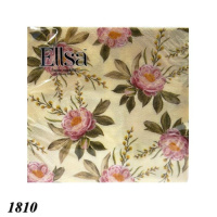 Серветка Ellsa Квіти №5 20 шт двошарова (1810)
