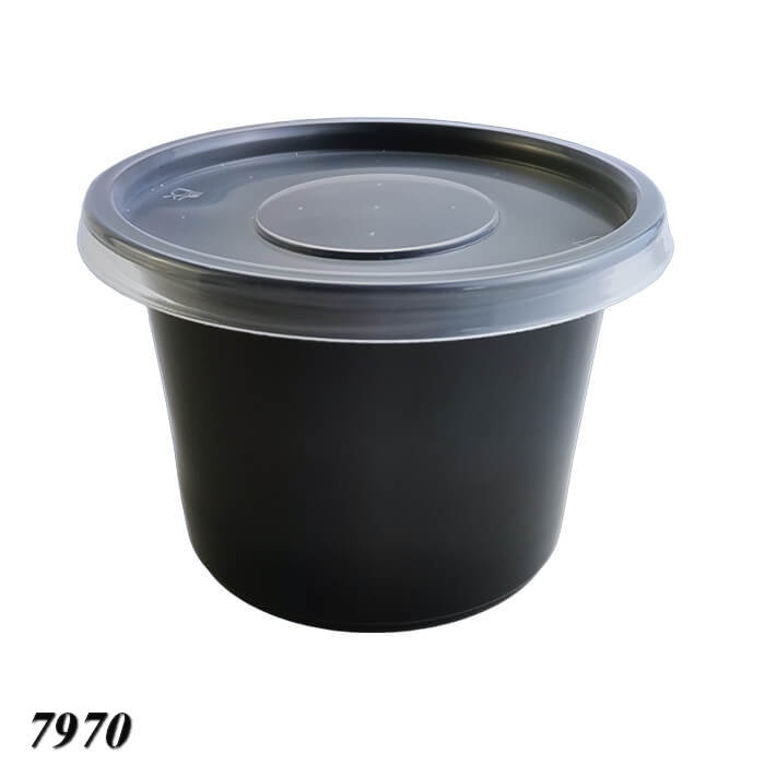 Одноразовий контейнер супниця з кришкою 500 мл Одноразовий контейнер супниця з кришкою 500 мл