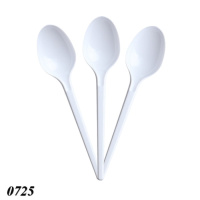 Ложка одноразова столова Андрекс №3 160 мм Біла (0725)