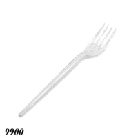 Виделка одноразова прозора 160 мм Super (9900)