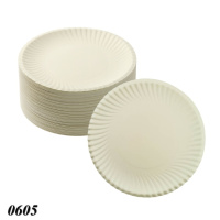 Тарілка паперова кругла 165 мм (0605)