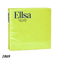 Серветка Ellsa 20 шт двошарова Лаймова (1869)