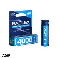 Батарейка акумулятор Li-ion 18650 3.7V 4000mAh  RABLEX  на блістері