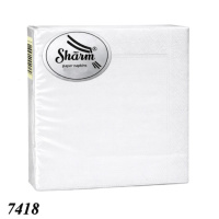 Серветка Sharm 20 шт двошарова Біла (7418)