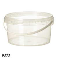 Відро харчове з кришкою 1,5 л Прозоре (9373)