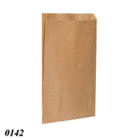 Пакет саше паперовий бурий 14×28×2,5 см 100 шт (0142)