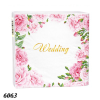 Cерветка LaFleur Ніжні камеліїї 16 шт двошарова (6063)