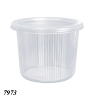 Одноразовий контейнер банка з кришкою 500 мл (7973)