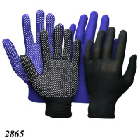 Рукавиці робочі нейлонові з мікрокрапками (2865) Рукавиці робочі нейлонові з мікрокрапками (2865)