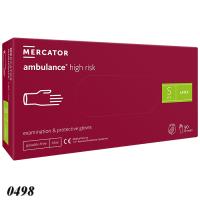 Рукавички латексні Mercator медичні 50 шт S (0498)