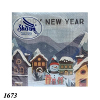 Серветка Sharm Зимові гори 20 шт двошарова (1673)