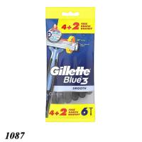 Станок Gillette 3 леза 6 шт. (1087)