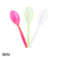 Ложка одноразова коктейльна Андрекс 178 мм Кольорова (5654)