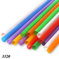 Соломка пряма Фреш d6.5 200 мм 500 шт кольорова (3320)