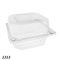 Одноразовий контейнер О-1313 з кришкою 910 мл (1313) Одноразовий контейнер О-1313 з кришкою 910 мл (1313)