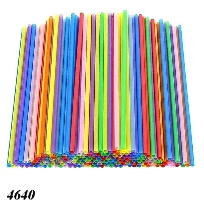 Соломка Мохіто 245 мм d3 мм 200 шт кольорова Соломка Мохіто 245 мм d3 мм 200 шт кольорова