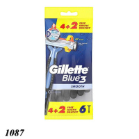 Станок Gillette 3 леза 6 шт. (1087)