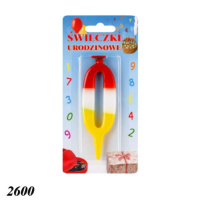 Свічка тортова цифра 0 (2600)