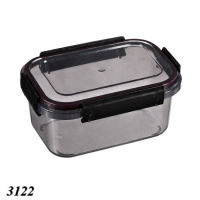 Контейнер харчовий прямокутний чорний Limited Linе 1,55 л (3122)