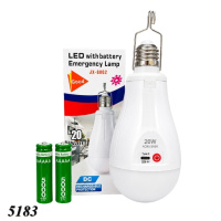 Світлодіодна LED лампочка з акумулятором та USB JX-8002 E27 (5183)