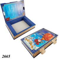 Новорічна коробка Книга з тисненням 800 гр (2665)