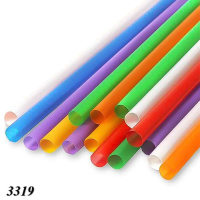 Соломка пряма Фреш d6.5 210 мм 500 шт кольорова (3319)