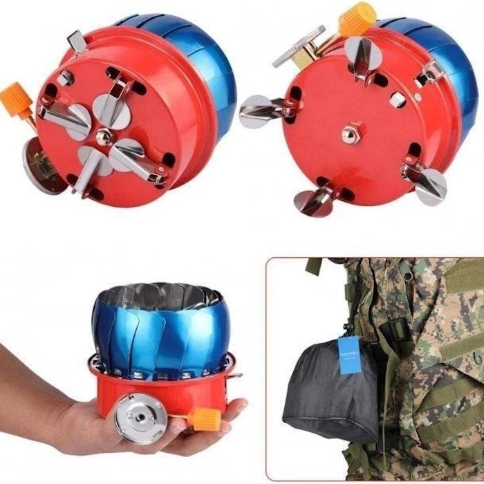 Плита туристична під газовий балон велика