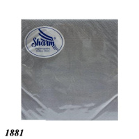 Серветка 33*33^ 20 шт.(2ш) Sharm сіра (1/30)
