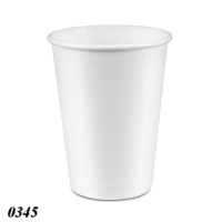 Стакан паперовий 340 мл Білий (0345)