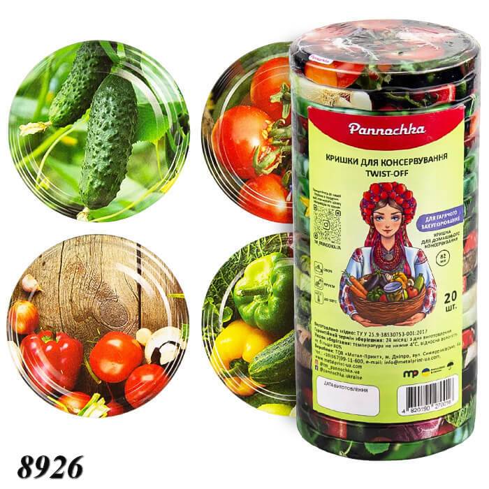 Кришка для консервації Панночка Овочі Твіст 66 мм Кришка для консервації Панночка Овочі Твіст 66 мм