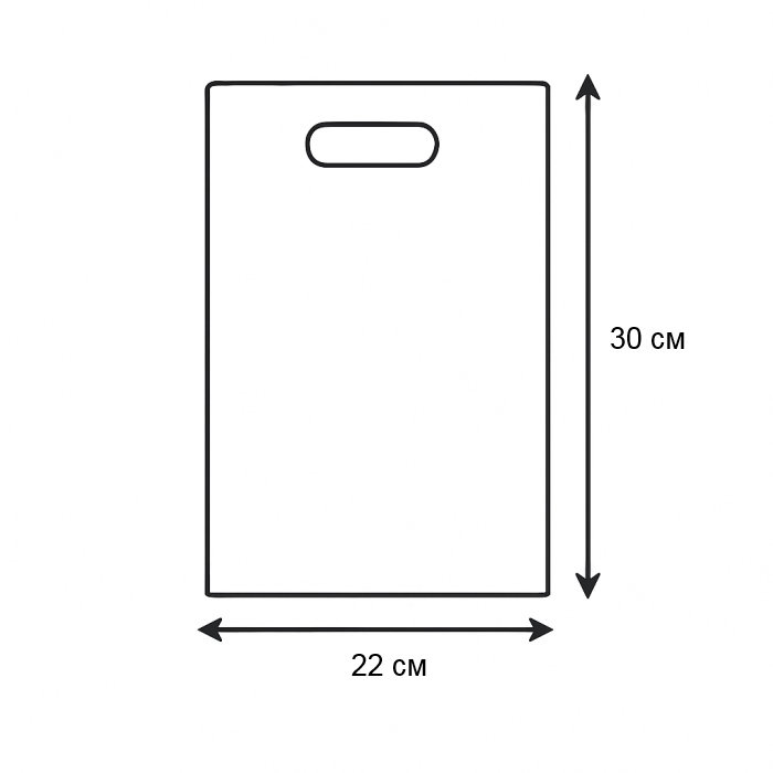 Пакет ПластикПак Квіти 22х30 см  Пакет ПластикПак Квіти 22х30 см
