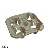 Підстаканник паперовий на 4 стакани (3414) Підстаканник паперовий на 4 стакани (3414)